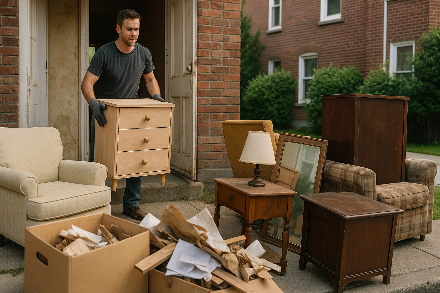 Dachbodenräumung – sichere Entsorgung und Transport